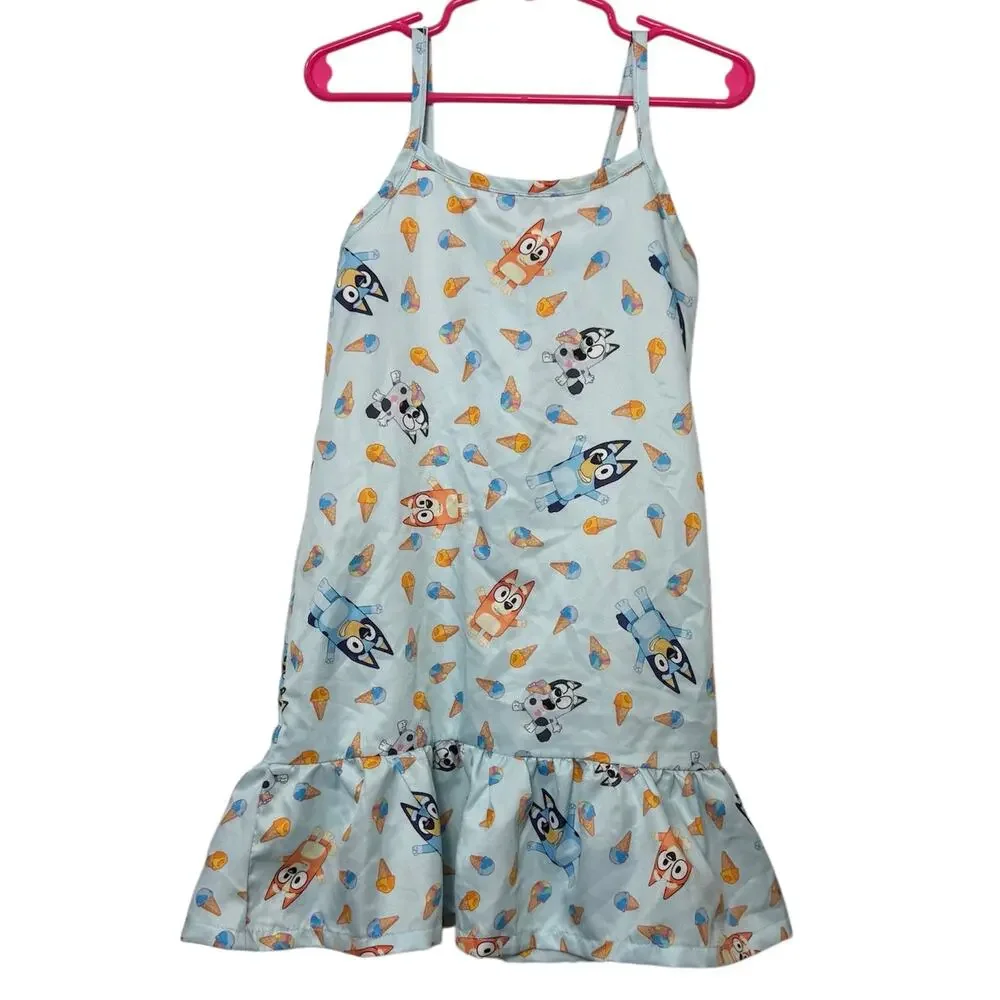 NWOT Girls Blue Bluey Dress | Size 5T - Picture 1 of 6
